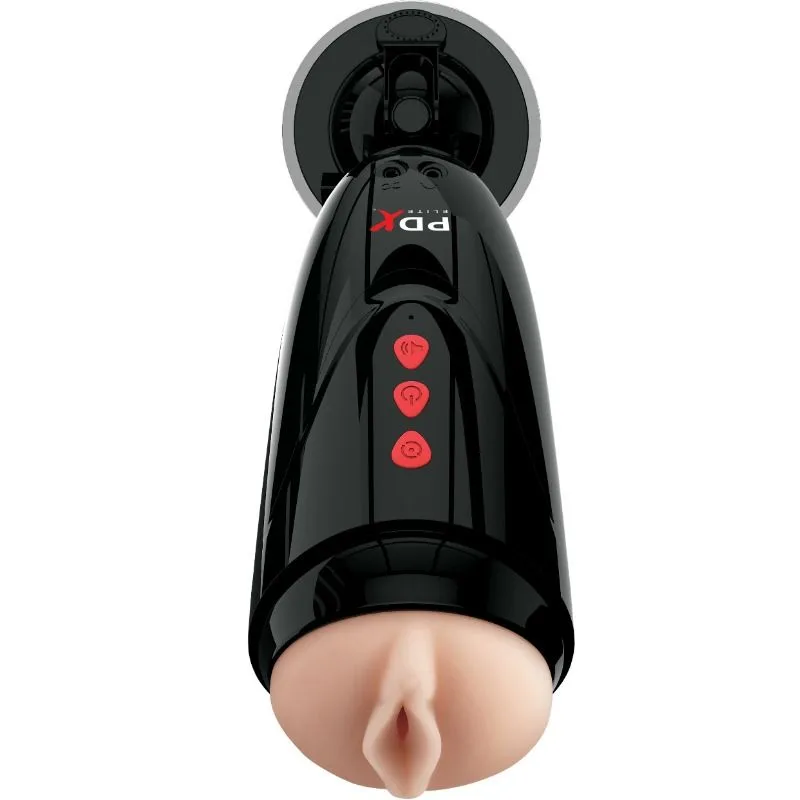 Pdx Elite Dirty Talk Starter Stroker - Vibrerande Manlig Stimulator Med Ljudfunktion Och Stönanden
