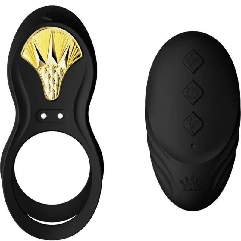 Zalo - Bayek Vibrerande Parring med Fjärrkontroll | Svart