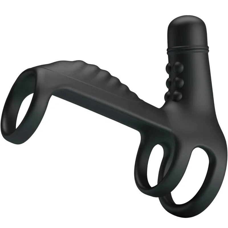 Pretty Love - Vibrating Silicone Penis Sleeve & Couples' Stimulation Ring