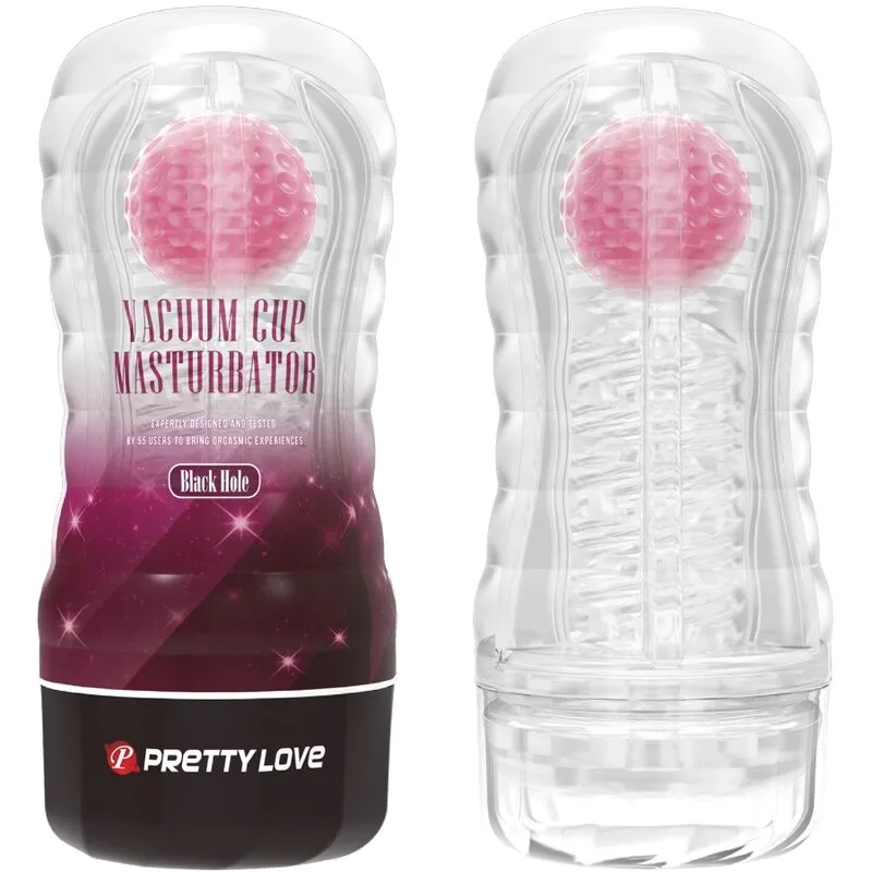 Pretty Love - Pink Masturbator Stroker Sleeve with Rolling Ball Stimulation