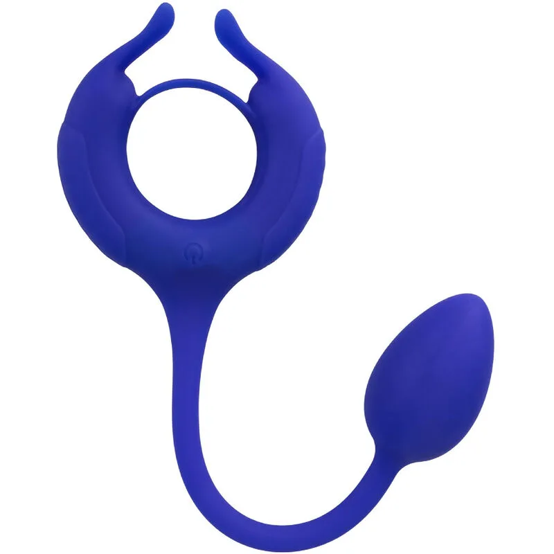 Calexotics Admiral Weighted Penile Ring - Blå