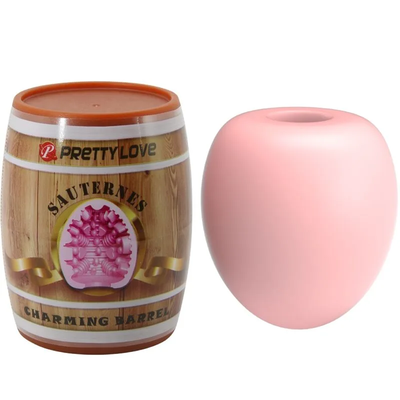 Pretty Love Male Masturbator Egg – Textured Stimulation Sleeve | Pink | Model 2