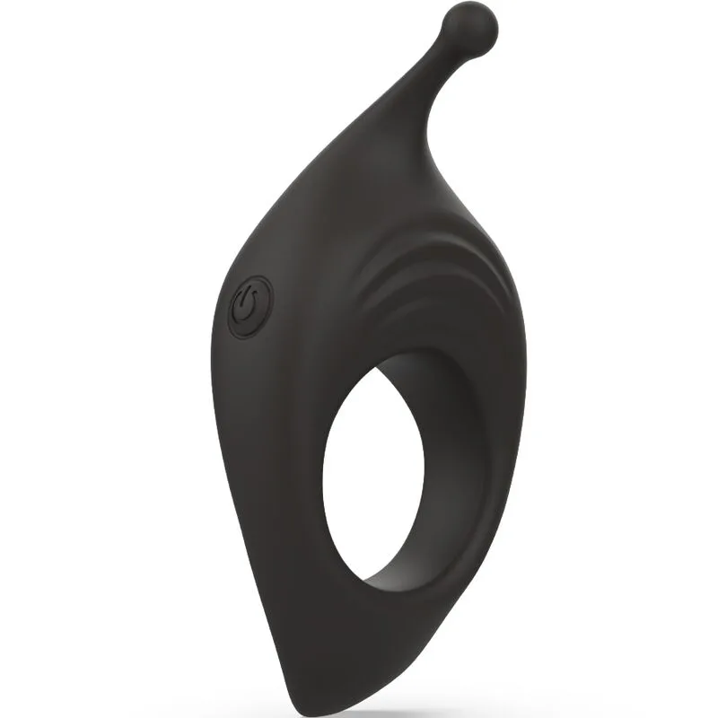 B Swish - Bcharmed Rhythm Infinite Deluxe Vibrating Penis Ring | 15 Vibration Modes | Black