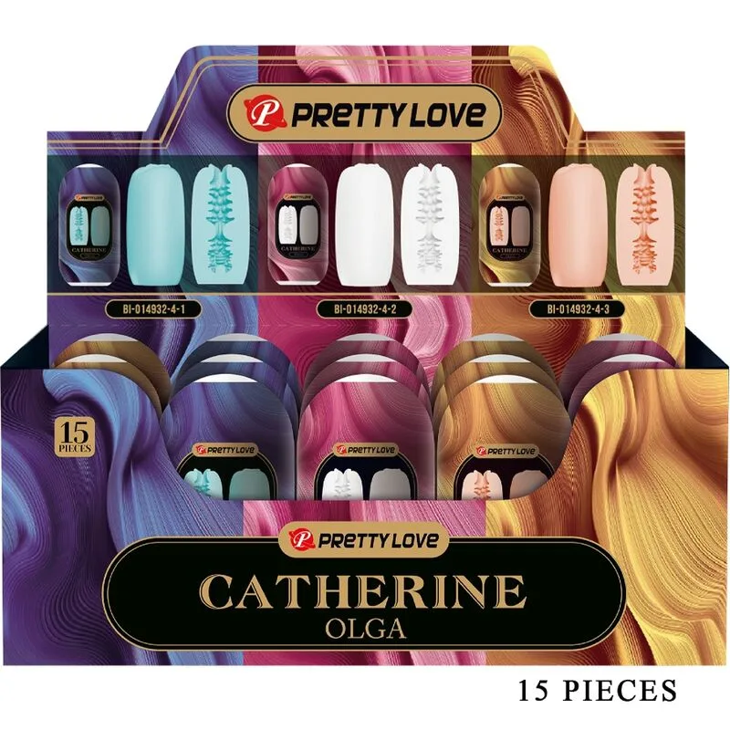 Pretty Love - Olga Collection: Pack of 15 Assorted Male Masturbators