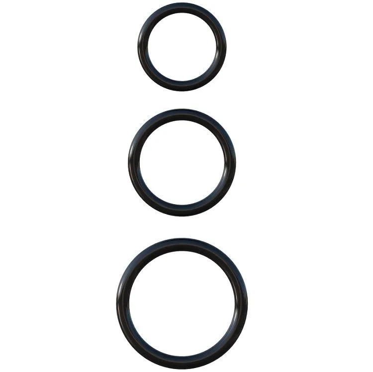 Fantasy C-Ringz - Silicone 3-Ring Stamina Set