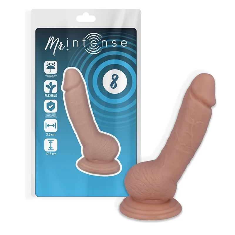Mr. Intense - 8 Realistisk Penis Dildo 17.6 CM x 3.5 CM