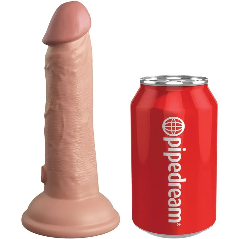 King Cock Elite Realistic Dual-Density Silicone Dildo – 15.2 cm Insertable Length