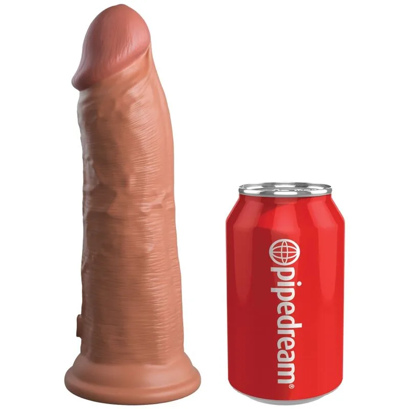 King Cock Elite Realistic Dual-Density Silicone Dildo 20.3 cm – Caramel