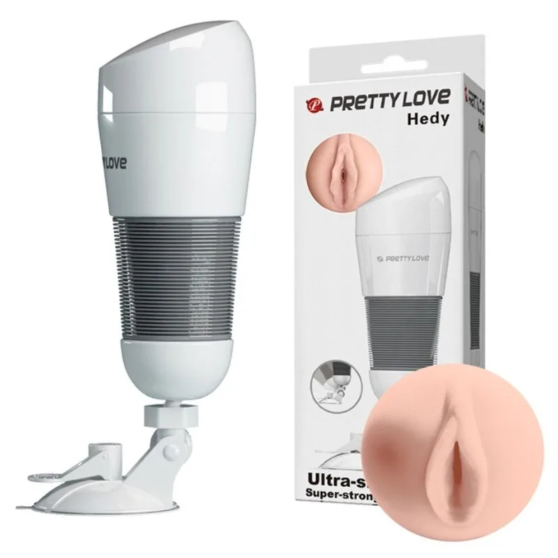 Pretty Love - Hedy Manlig Masturbator med Sugkoppsbas