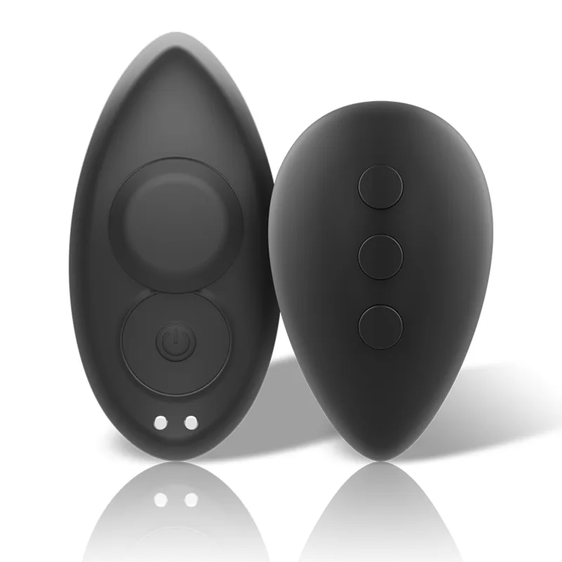 Black & Silver Preston Uppladdningsbar Silikon Bärbar Trosasvibrator – Svart
