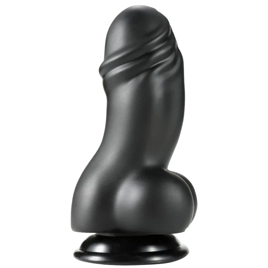 Hidden Desire Inferno Fat Boys Dildo 19 cm – Böjd dildo med stor diameter och sugkoppsbas