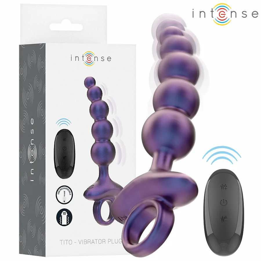 Intense - Tito Vibrating Anal Plug Model 3 with Remote Control