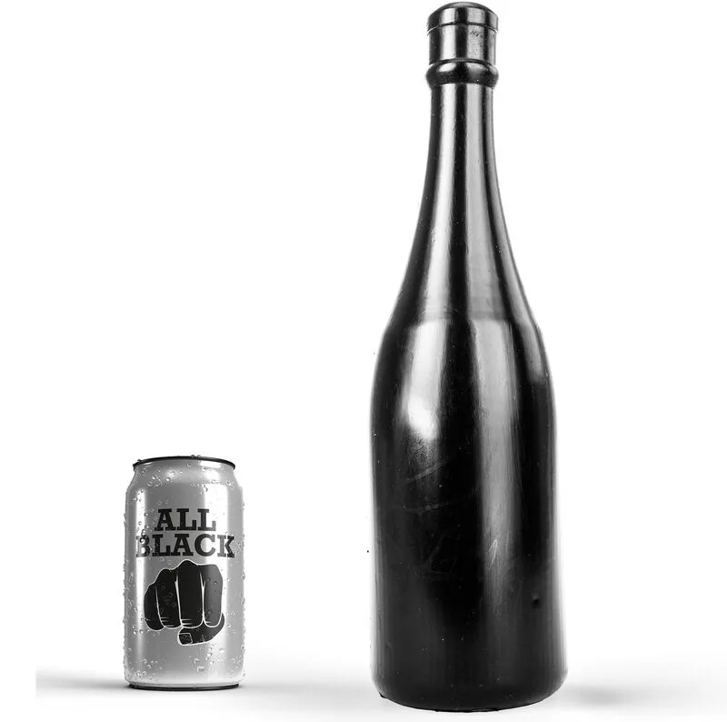 All Black – Champagneflas-formad Analleksak 34,5 cm