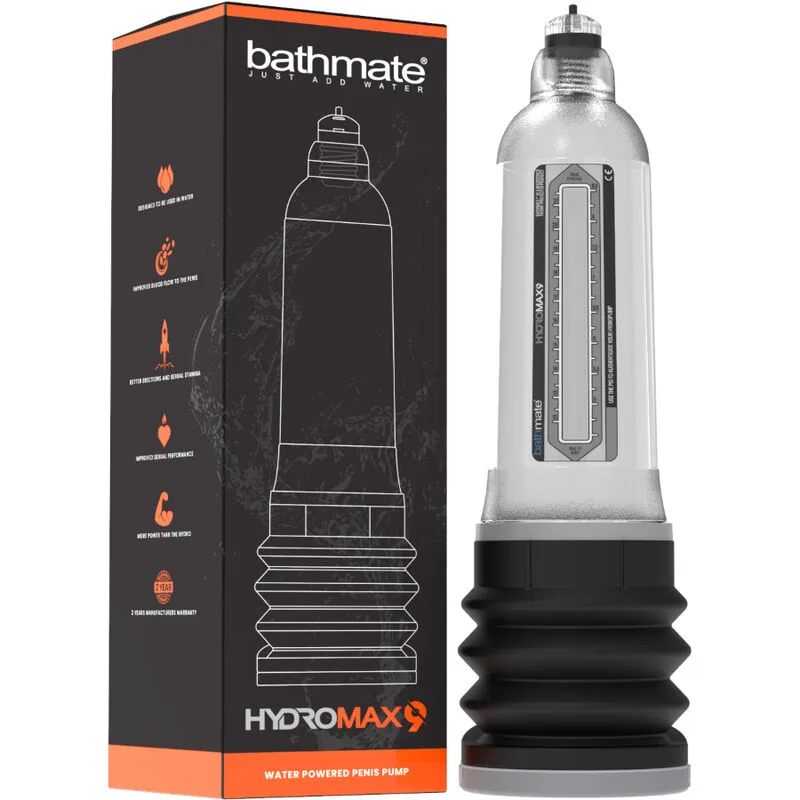 Bathmate Hydromax 9 Transparent Hydraulisk Penisförstorningspump