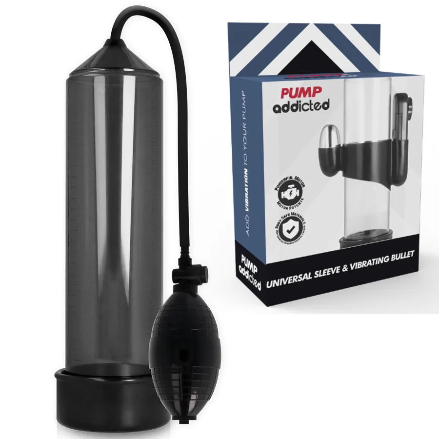 Pump Addicted RX3 Black Vibrerande Penispump