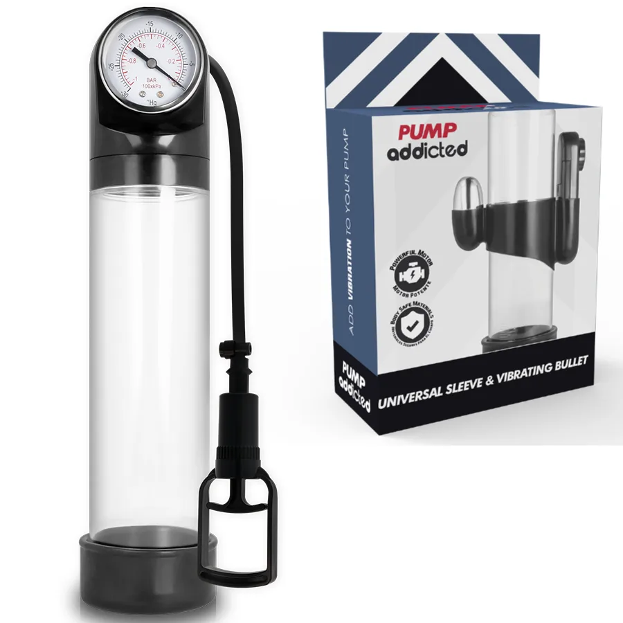 Pump Addicted RX9 Transparent Vibrerande Penispump