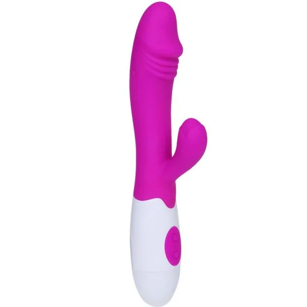 Pretty Love Flirtation Snappy Dual-Stimulation Vibrator – Lilac & White