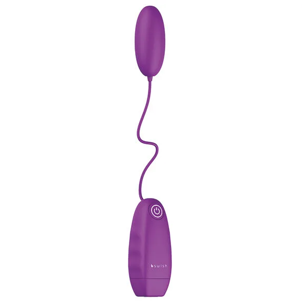 B Swish Bnaughty Classic Vibrating Bullet Massager - Purple