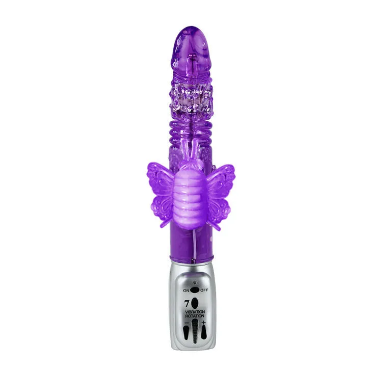 Baile - Butterfly Tulip Rotating & Oscillating Dual Stimulation Vibrator
