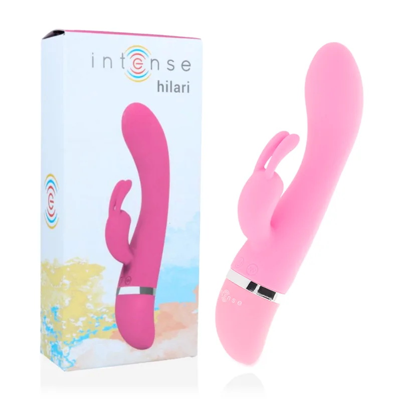 Intense Hilari Rosa Silikon Lyxig Rabbit Vibrator