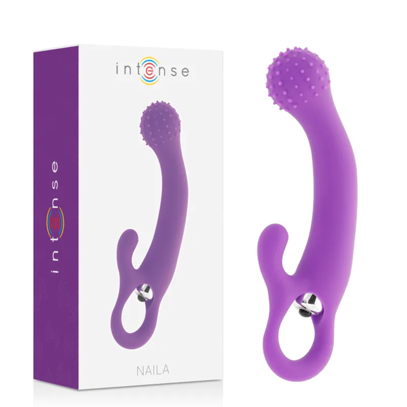 Intense Naila Vibrating Silicone G-Spot & Clitoral Stimulator – Lilac