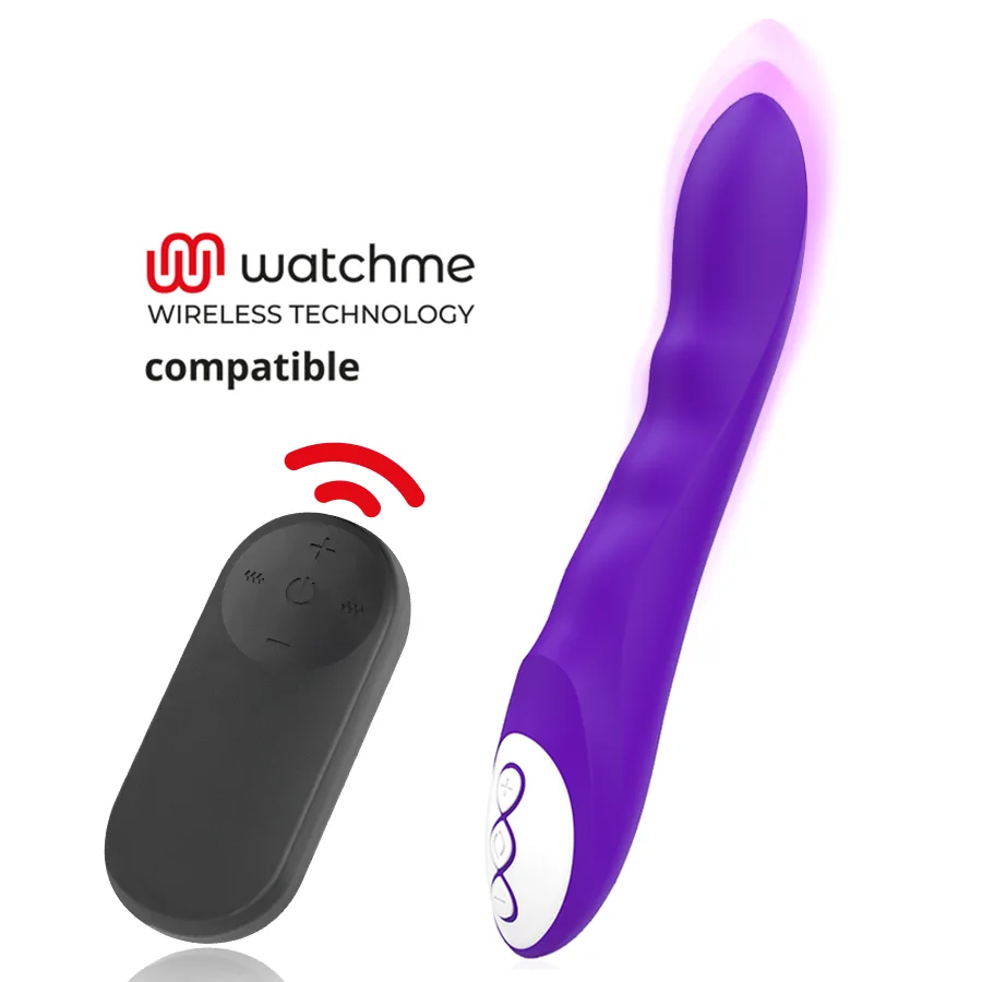 Galatea Dante Lila Vibrator med Watchme Trådlös Fjärrkontroll