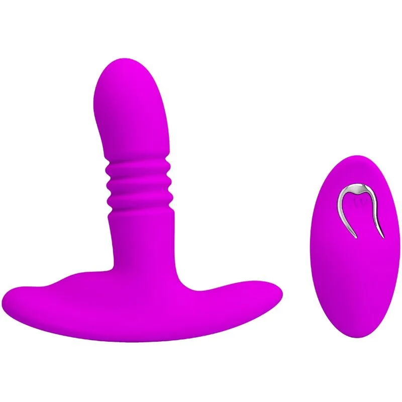 Pretty Love - Heather Vibrating Anal Plug with Thrusting Function
