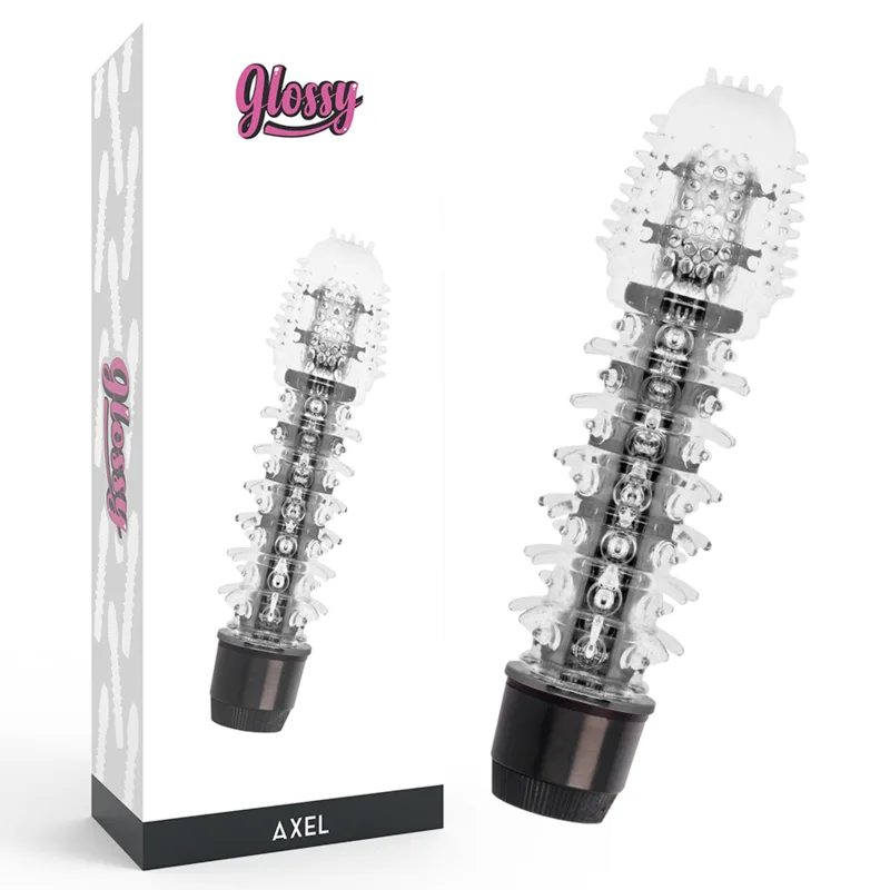 Glossy - Axel Black Vibrating Massager