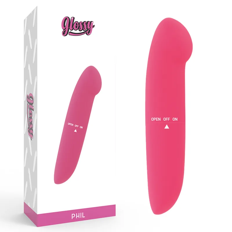 Glossy Phil Kompakt Vibrator – Rosa