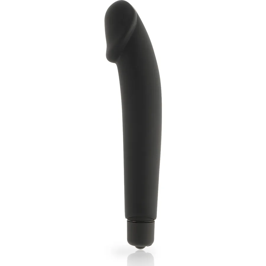 Dolce Vita Realistic Silicone Vibrator – Black