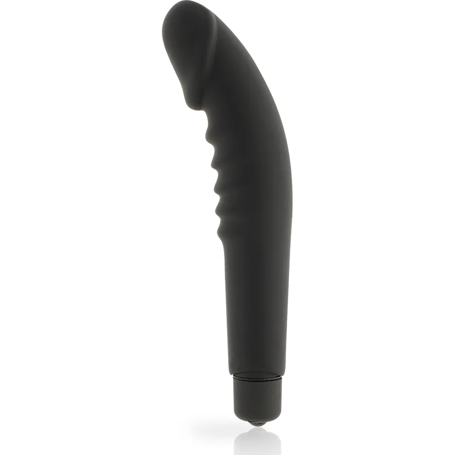 Dolce Vita Realistic Silicone Vibrator – Black