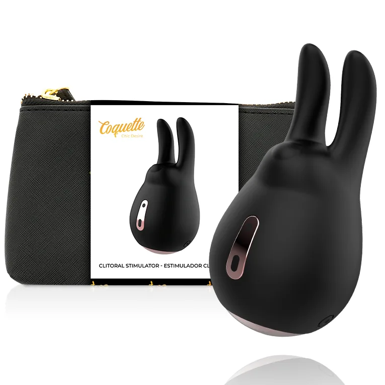 Coquette Chic Desire – Dual-Ear Klitorisstimulator | Svart & Guld