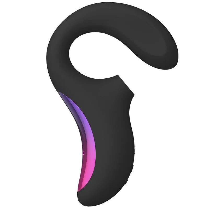 LELO Enigma Dual-Action Sonic Wave Clitoral & G-Spot Massager – Black