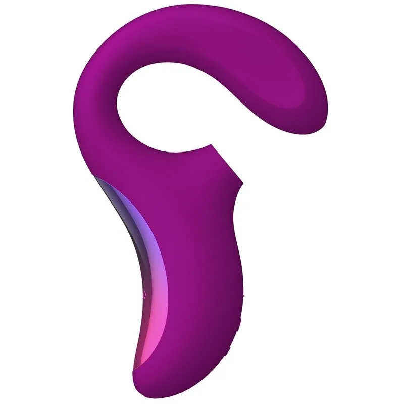 LELO Enigma Dual-Action Sonic Wave Clitoral & G-Spot Massager – Purple