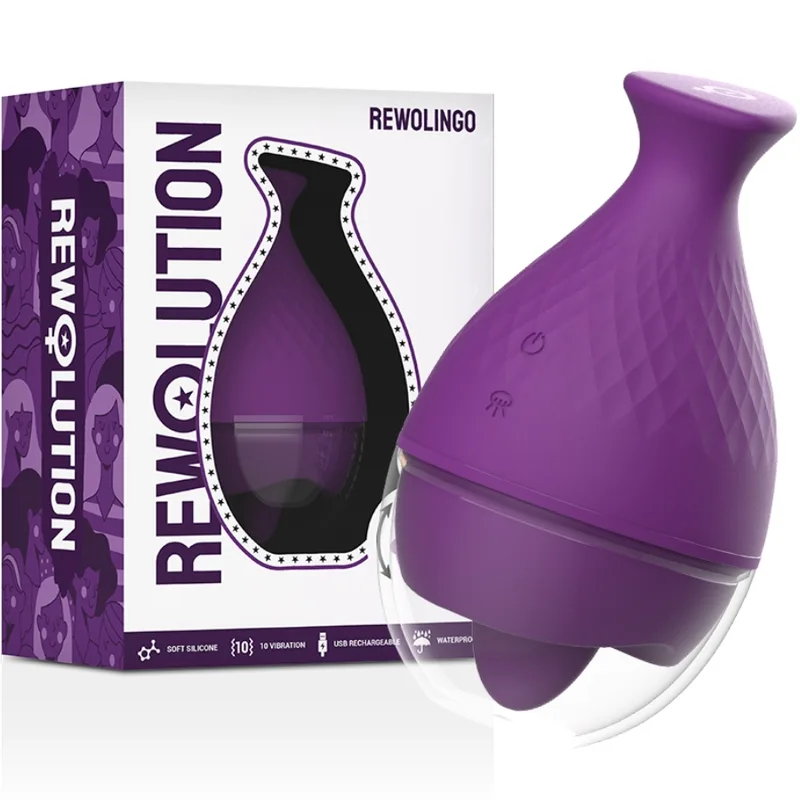 Rewolution Rewolingo Vibrator med Tungliknande Stimulator