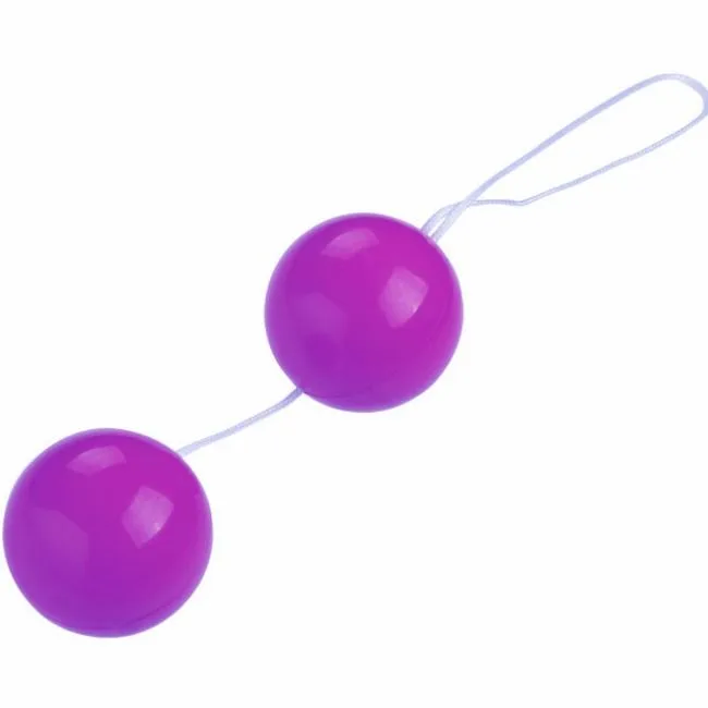 Baile - Twins Balls Lila Dubbla Kegelkulor | Unisex Bäckenbottenträning