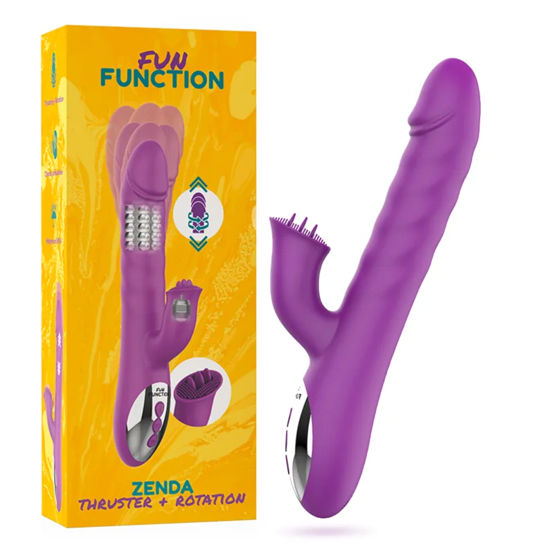 Fun Function - Zenda Thruster & Rotation Dual-Stimulation Vibrator