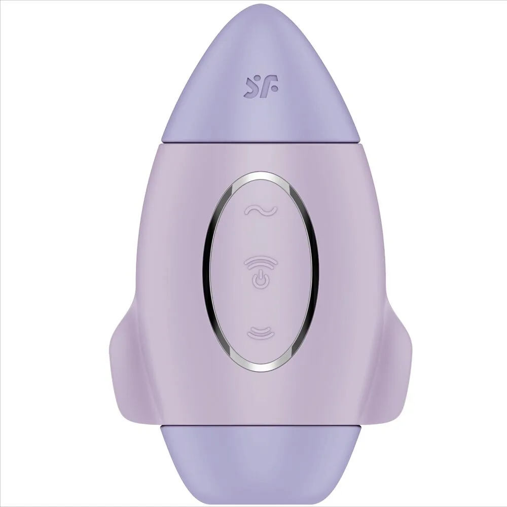 Satisfyer Mission Control Lilac Small Dual Air Pulse & Vibration Stimulator