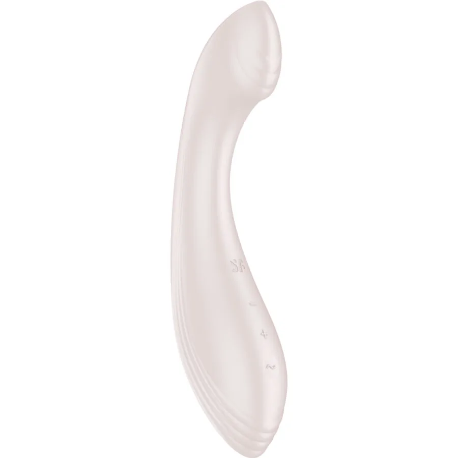 Satisfyer G-Force G-spot Vibrator med räfflad spets – Beige