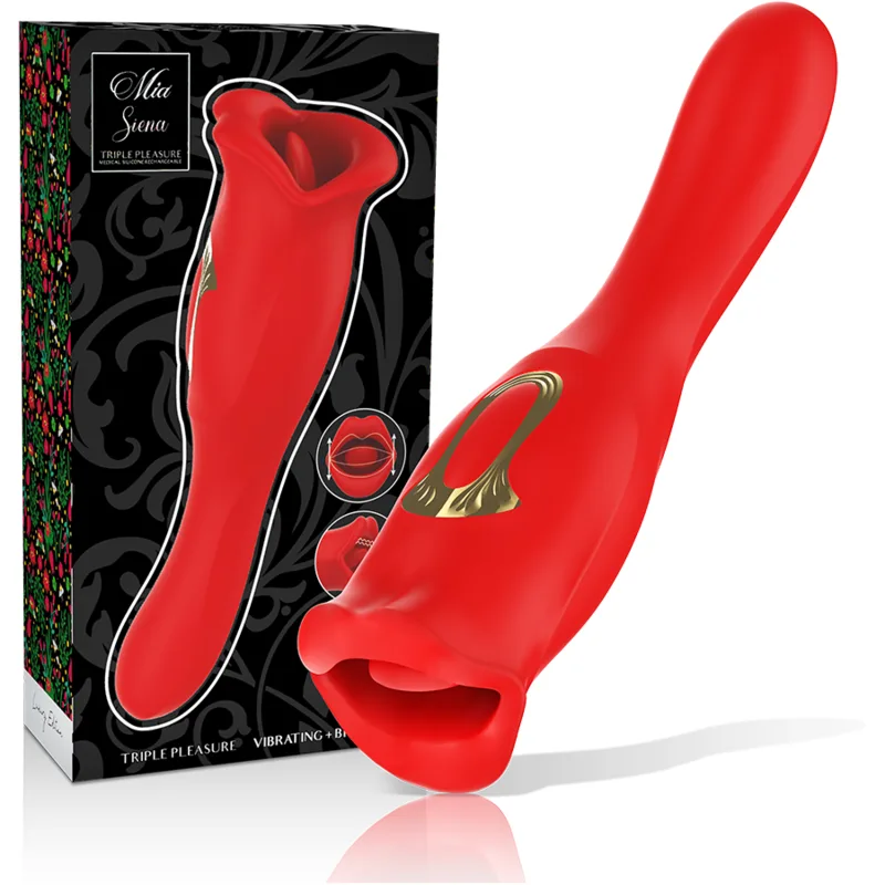 Mia Siena Triple Pleasure Vibrerande och Stimulerande Parmassager