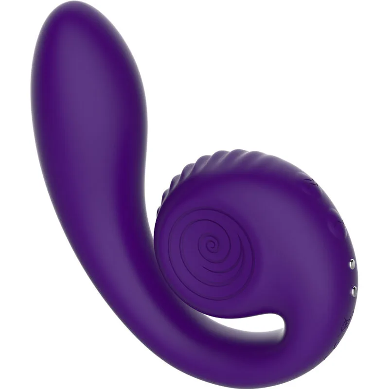 Snail Vibe Gizi Dubbelstimulerare – Intern & Klitoralvibrator i Lila