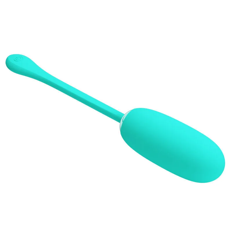 Pretty Love Julius Waterproof Rechargeable Vibrating Egg – Aqua Green
