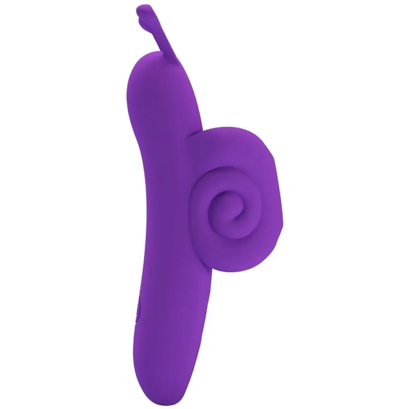 Pretty Love - Snail Finger Stimulator | 10 Vibration Modes | Rechargeable Clitoral Vibrator