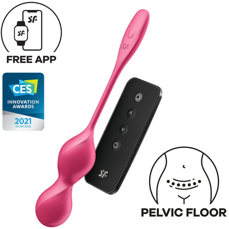 Satisfyer Love Birds 2 Vibrating Kegel Balls with Free App & Remote Control