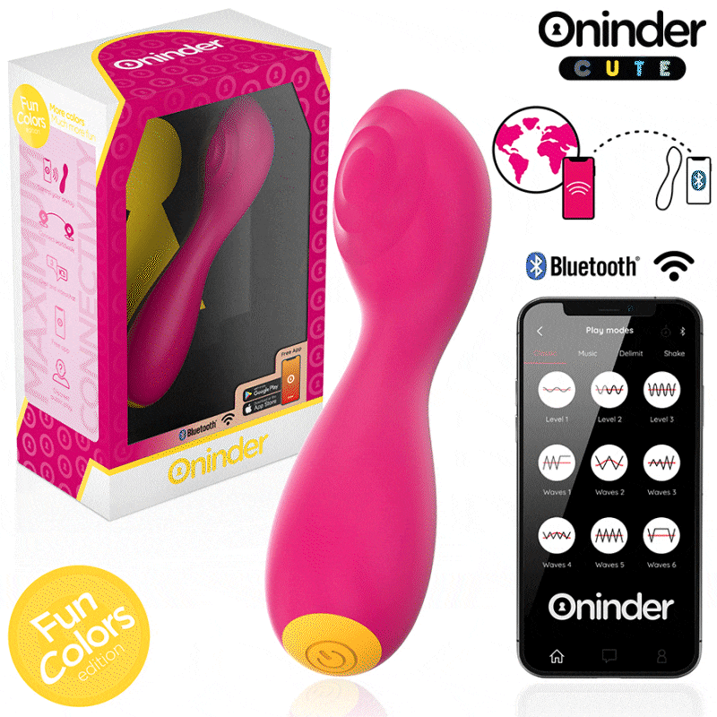 Oninder Cute - Love Buddy Master G-Spot Vibrator - Gratis Världsomfattande App