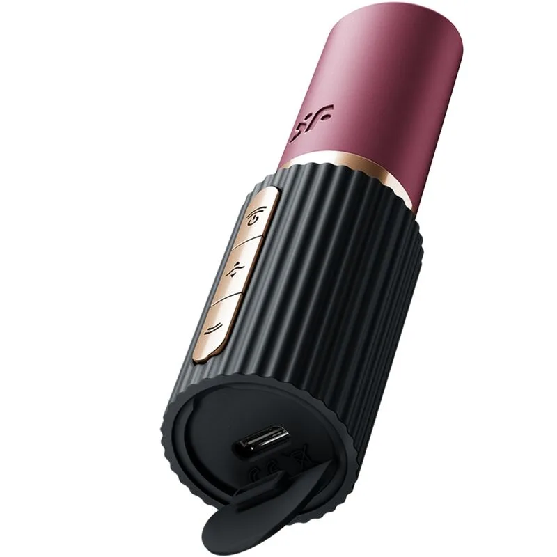 Satisfyer Pro 2 Kiss Wave Klitorisstimulator – Granat / Svart