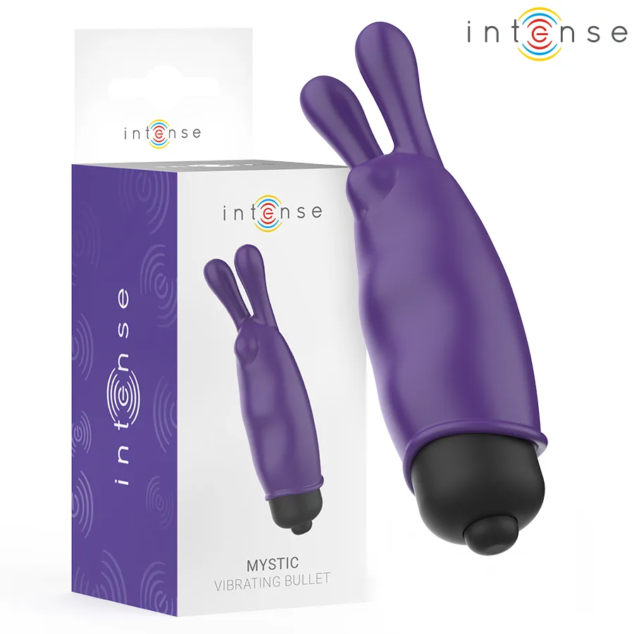 Intense Mystic Purple Vibrerande Bullet med Dubbla Stimuleringsöron – 8,7 x 2,4 cm