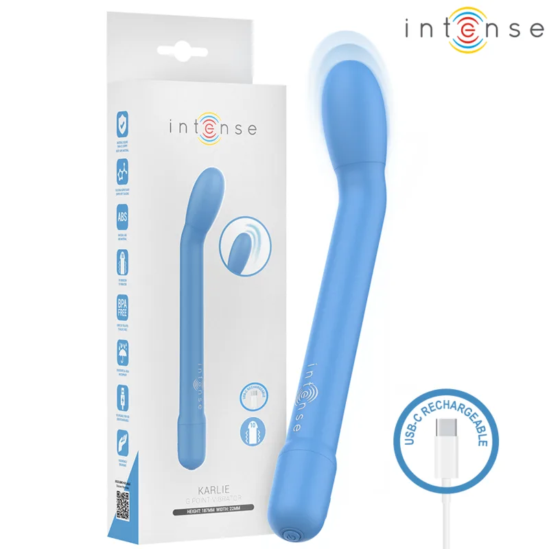 Intense Karlie Rechargeable G-Spot Stimulator – Blue