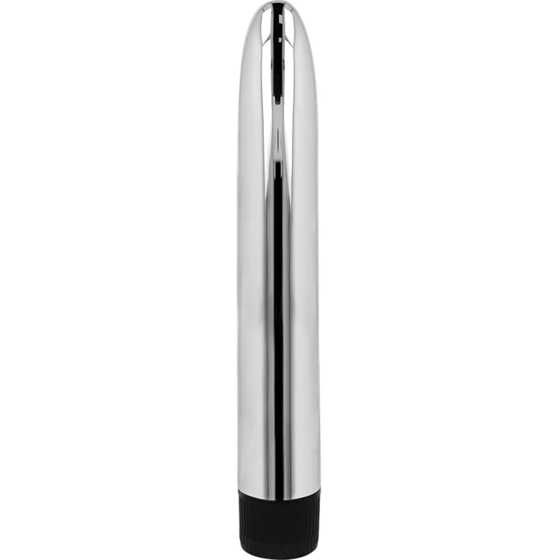 Ohmama Classic Silver Vibrator – 17,5 cm Metallisk Personlig Massager
