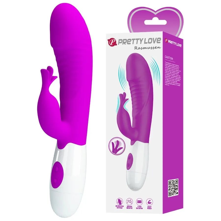 Pretty Love Rasmussen Dual-Stimulation Rabbit Vibrator in Purple